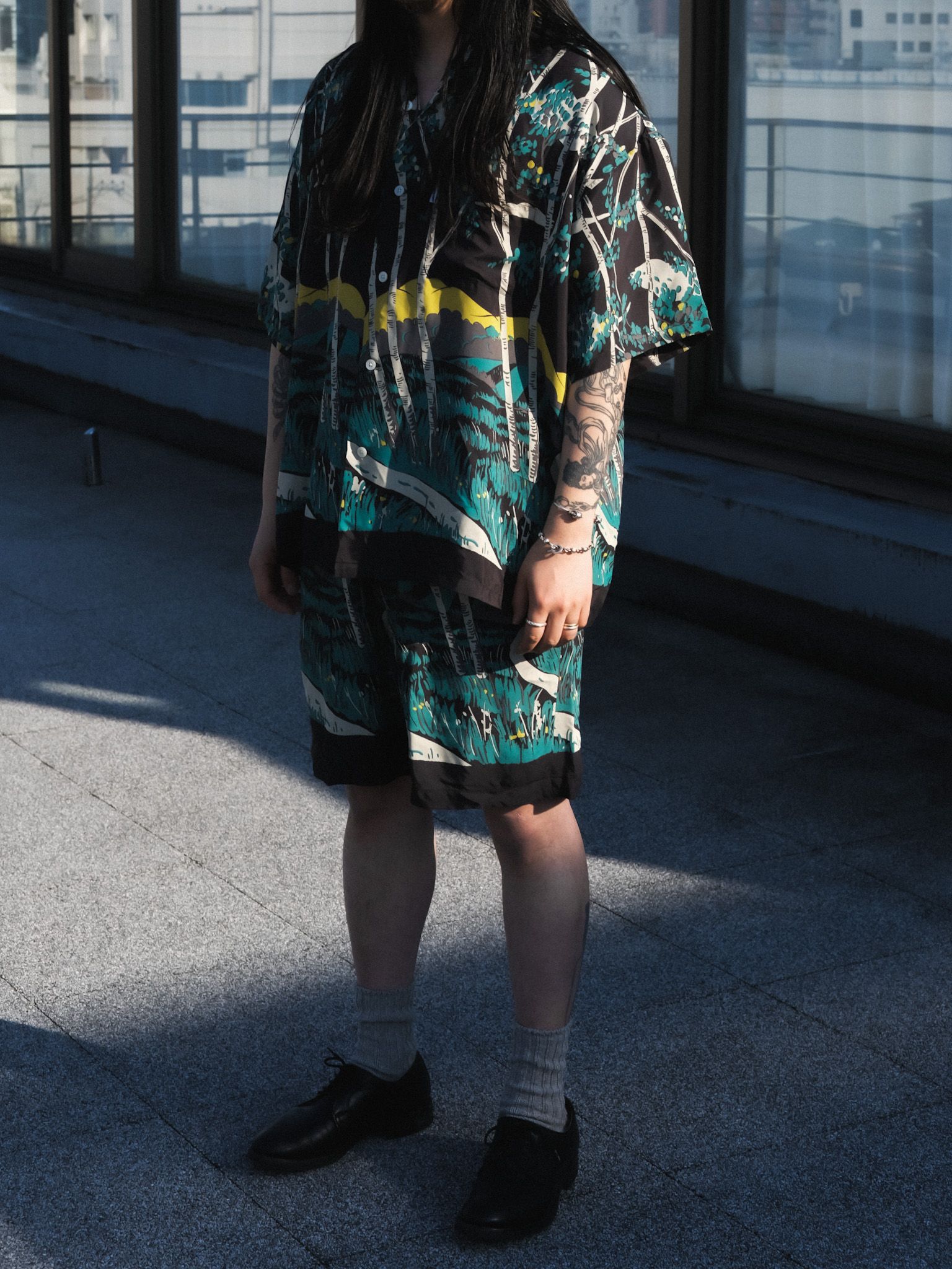 Cootie Productions バンダナ柄ショートパンツ バンダナ柄ショートパンツ ダークグリーン - メルカリ