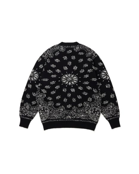 Bandana Cardigan / BLK×WHT / カーディガン