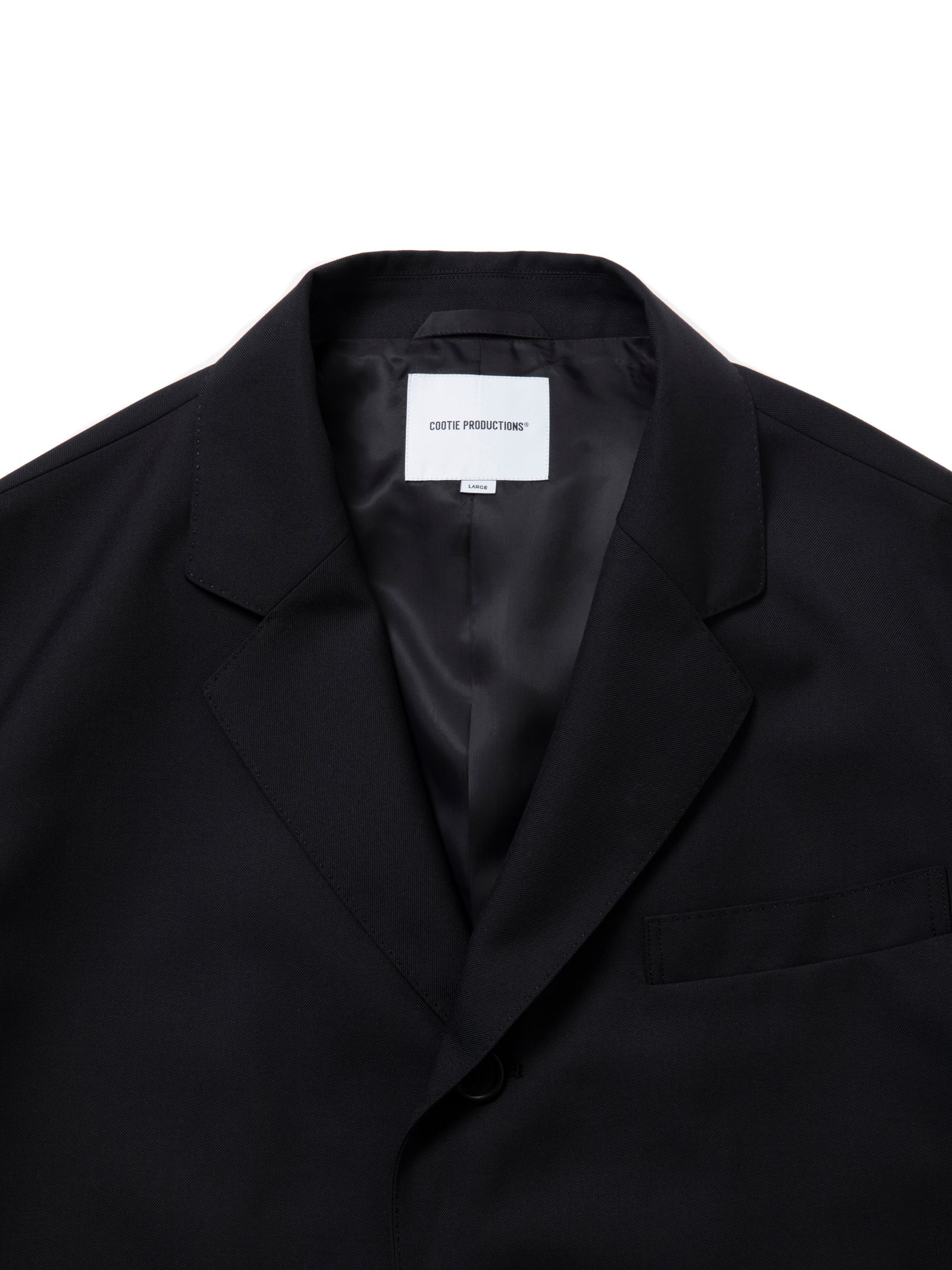 T/W Saxony Single Breasted Jacket / BLACK / シングルジャケット / CTE-25A202