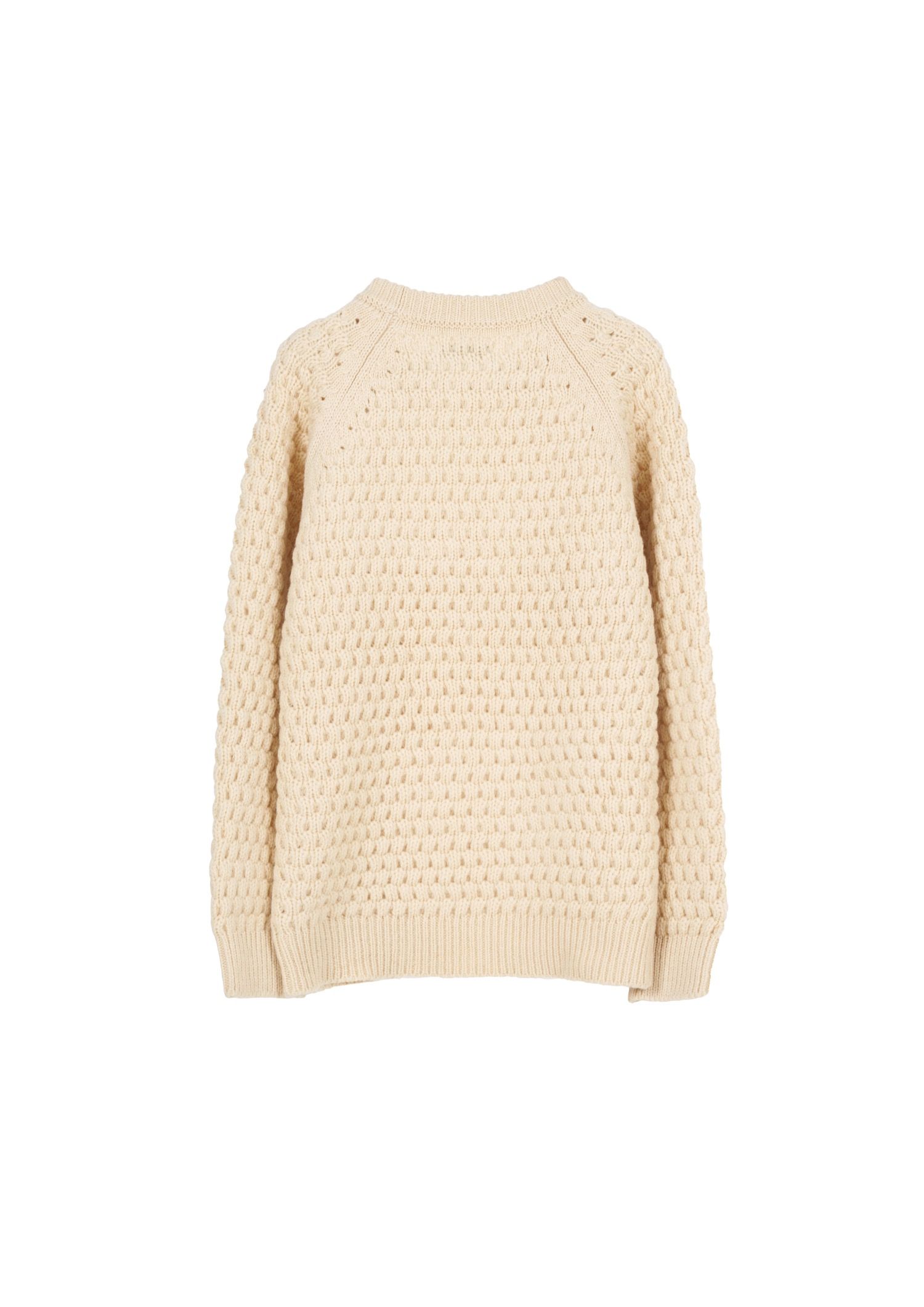 SWEATER POPCORN / NATURAL / フィッシャーマンニット