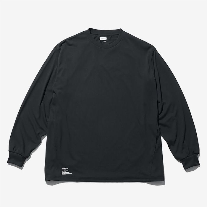 DRY JERSEY L/S CREW NECK TEE / BALCK