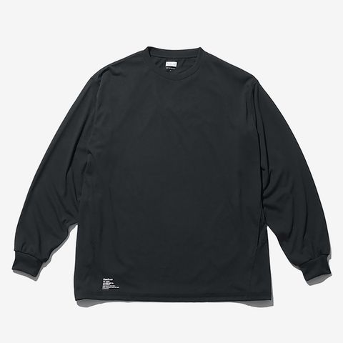 DRY JERSEY L/S CREW NECK TEE / BALCK