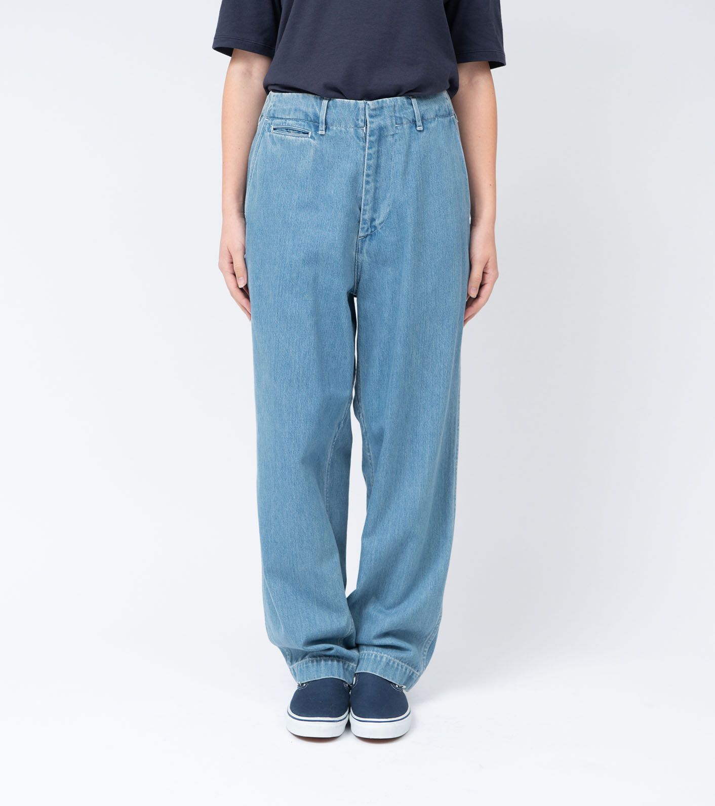 Wide Denim Pants / LI(Light Indigo)