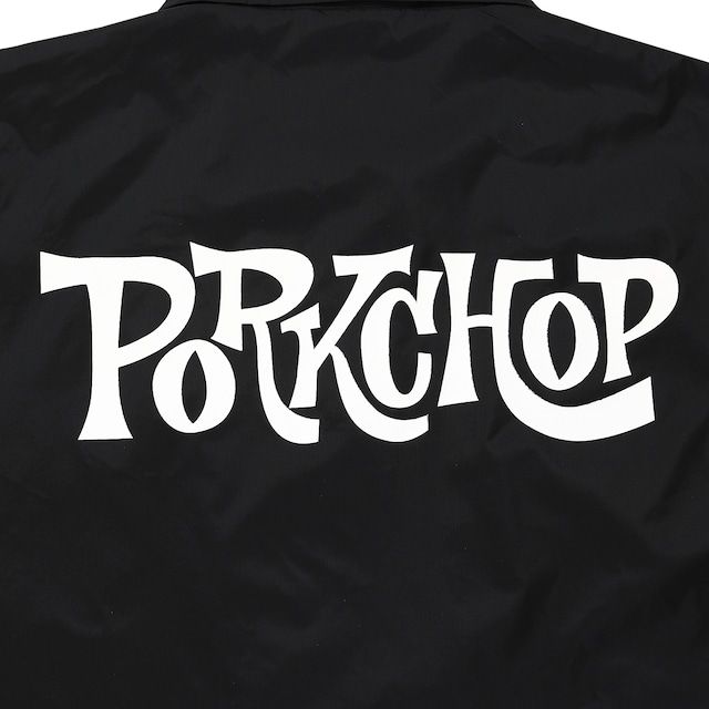 SC LOGO COACH JACKET / BLACK / コーチジャケット