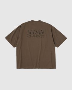 GARMENT DYED S/S TEE / Dark Brown