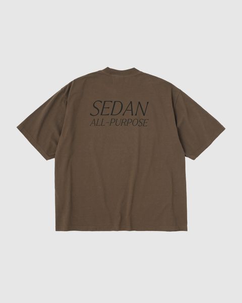 GARMENT DYED S/S TEE / Dark Brown