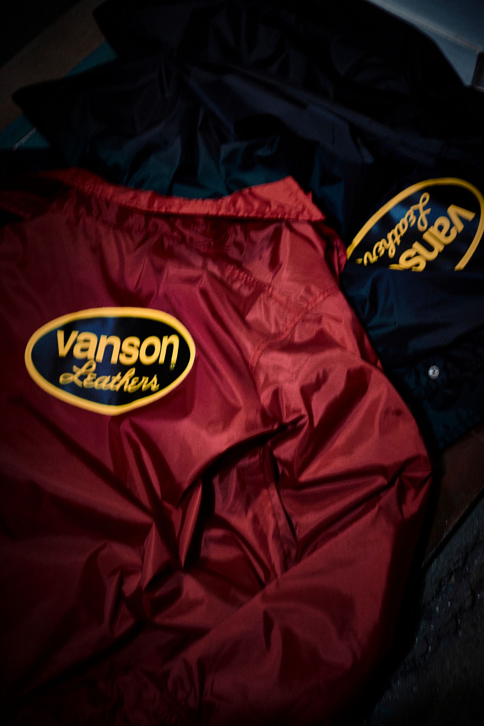 VANSON × MASSES NYLON JKT / BLACK / VANSONコラボレーション