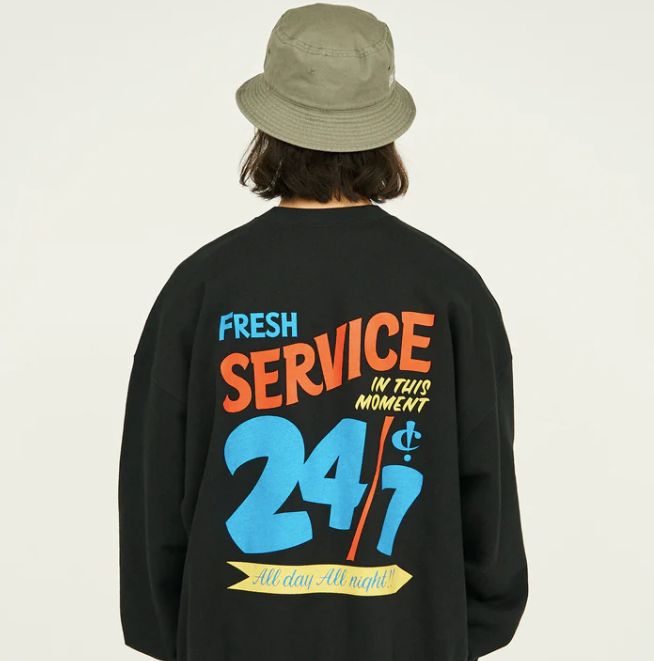 FreshService - CORPORATE PRINTED CREW NECK SWEAT All Day All