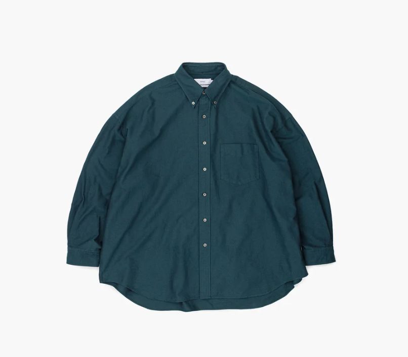 Graphpaper - Oxford Oversized B.D Shirt / D.GREEN | Stripe Online