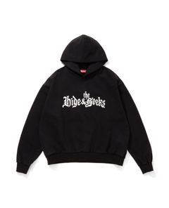 "HideandSeek×Toru Nishiura" The H&S Hooded Sweat Shirt / BLK / フーデッドスウェット