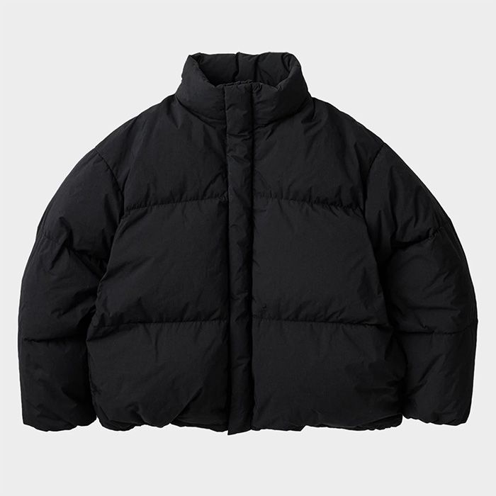 Garment Dyed Down Jacket  / BLACK