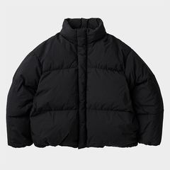 Garment Dyed Down Jacket  / BLACK