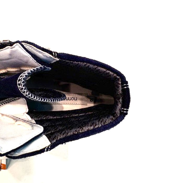 DWELLER TRAINER 2 HI COW LEATHER WITH GORE-TEX by SPINGLE / NAVY