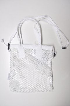 SFC MESH SHOULDER POUCH SMALL / White