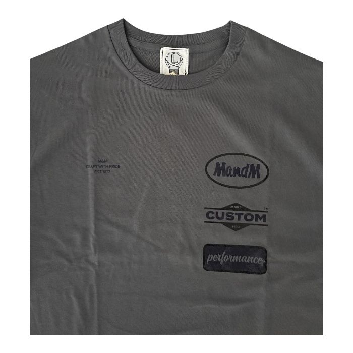 PRINT TEE / SLATE GRAY / プリントティー / 26MMT24