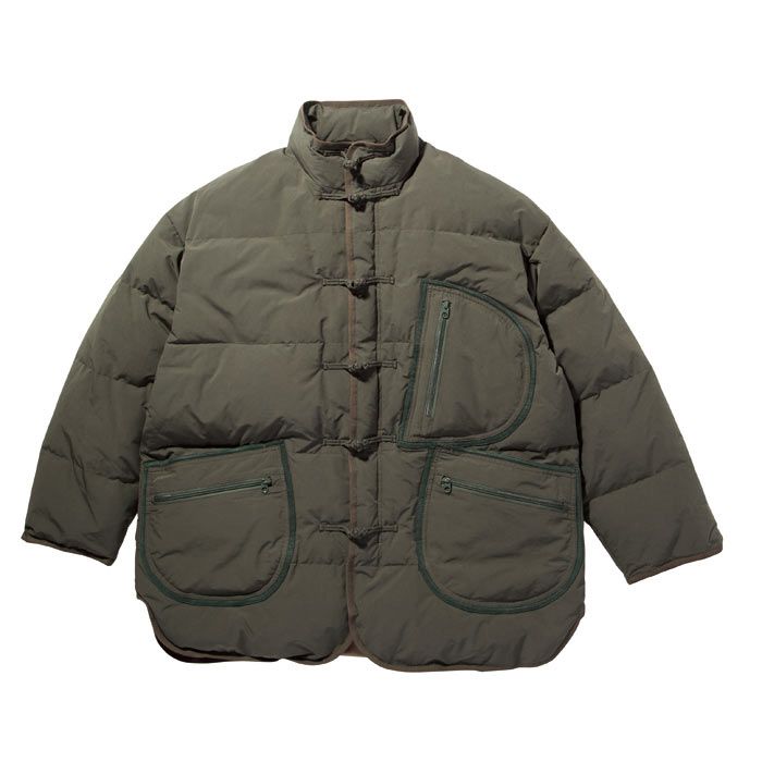 Porter Classic - WEATHER CHINESE DOWN JACKET / OLIVE | Stripe