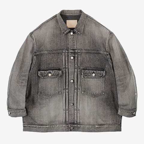 Selvage Denim Zip Jacket -LIGHT FADE- / BLACK LIGHT FADE