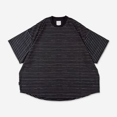 SUPER BIG SIDE STRIPE TECH SS TEE | NAVY