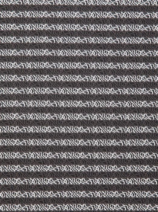 Supima Jacquard Border S/S Tee / BLACK /  ジャガードボーダーティーシャツ