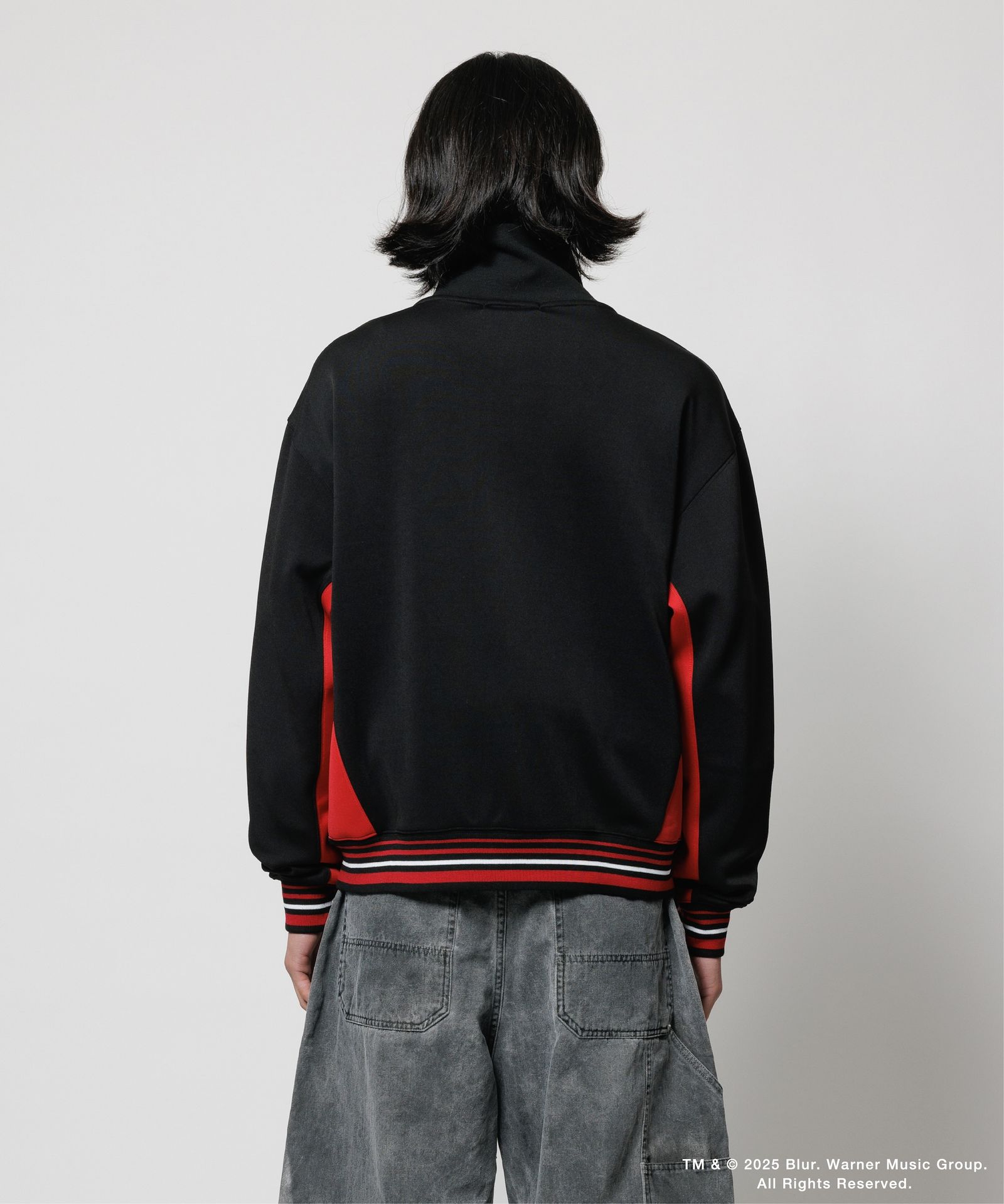 TRACK JACKET(xblur) / BLACKxRED / blurコラボレーション
