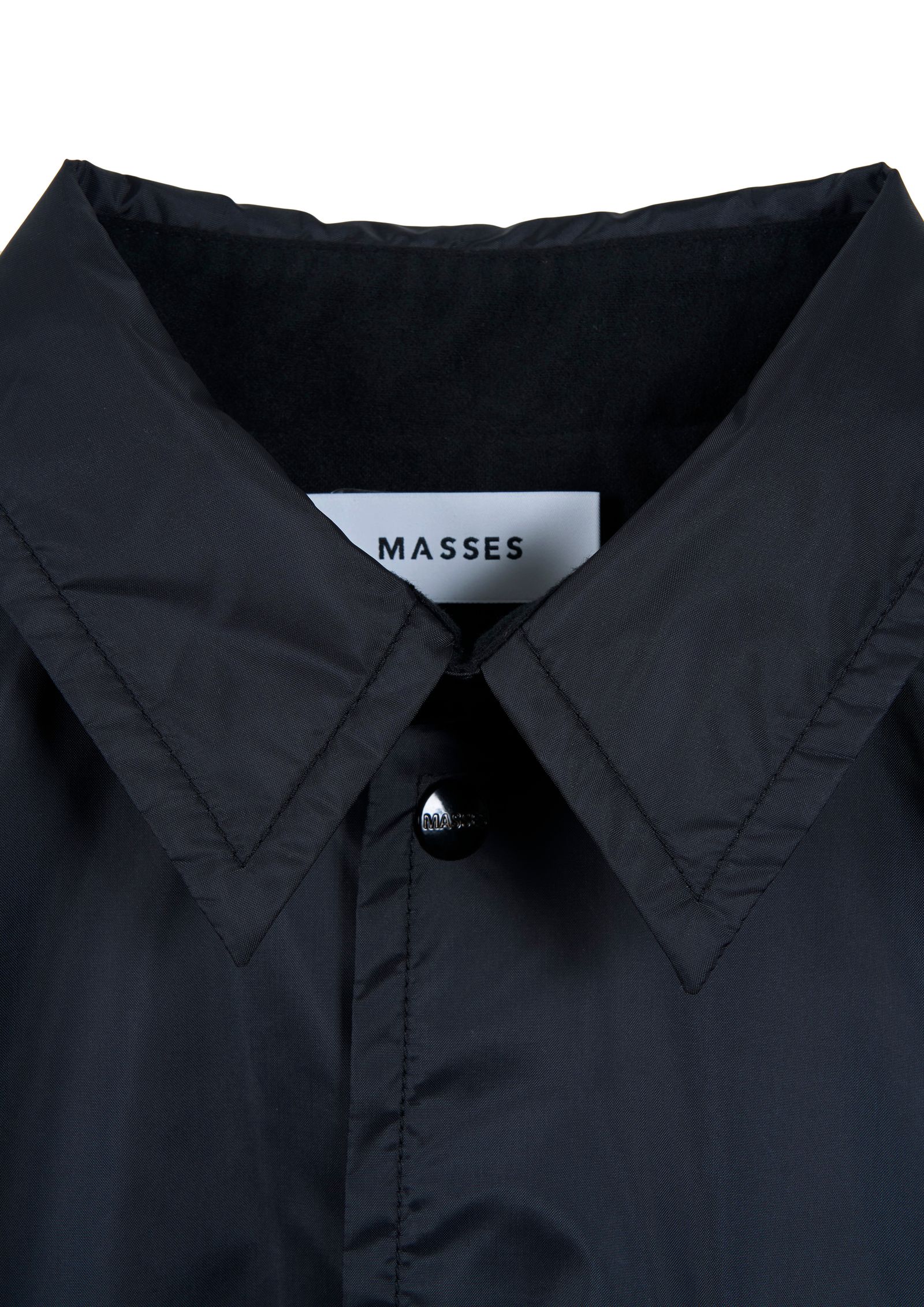 VANSON × MASSES NYLON JKT / BLACK / VANSONコラボレーション