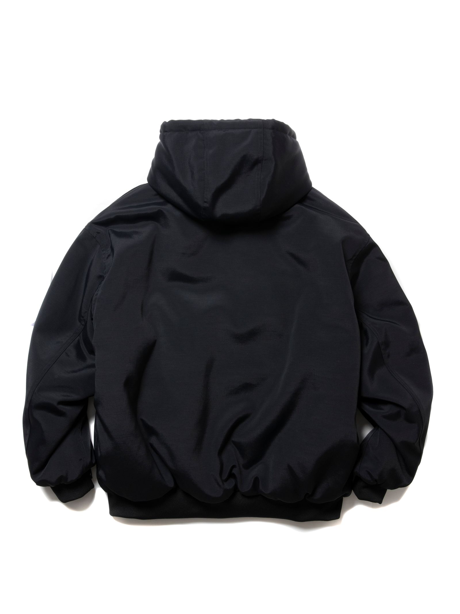 COOTIE PRODUCTIONS - Padded Nylon OX hooded Work Jacket / Black / フーデッドジャケット  | Stripe Online Store