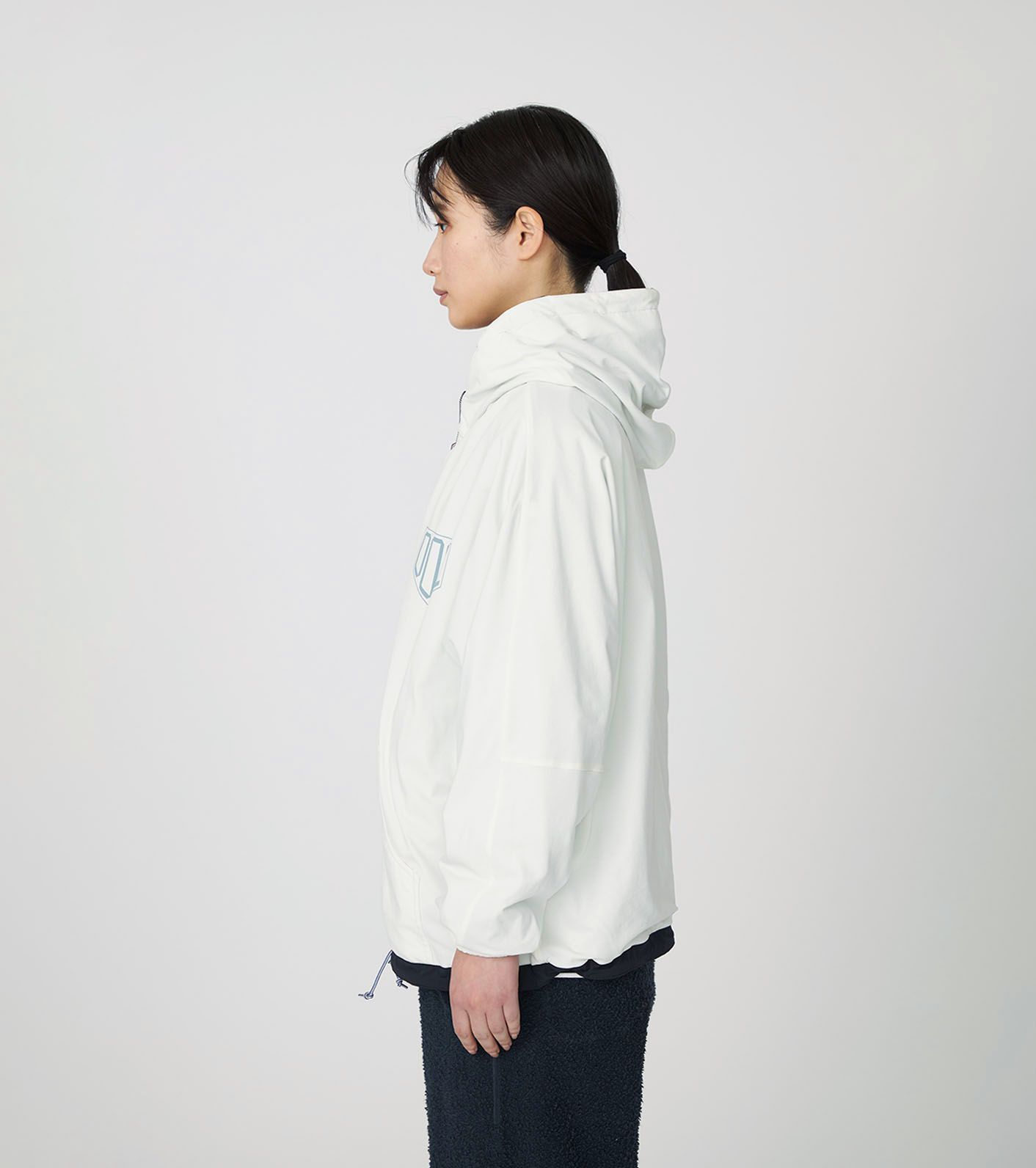 Reversible Hooded Jacket / K(Black)