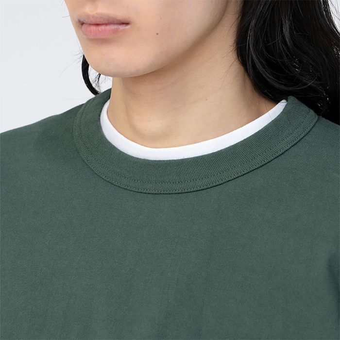 7oz Long Sleeve Pocket Tee / SW(Spruce x Off White)
