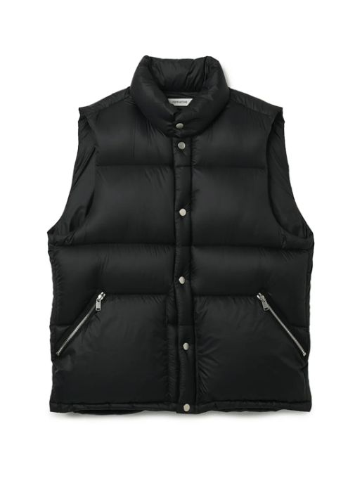EXPLORER DOWN VEST NYLON MINI RIPSTOP WITH WINDSTOPPER® / BLACK / ダウンベスト / NN-V4701