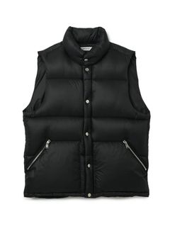 EXPLORER DOWN VEST NYLON MINI RIPSTOP WITH WINDSTOPPER® / BLACK / ダウンベスト / NN-V4701
