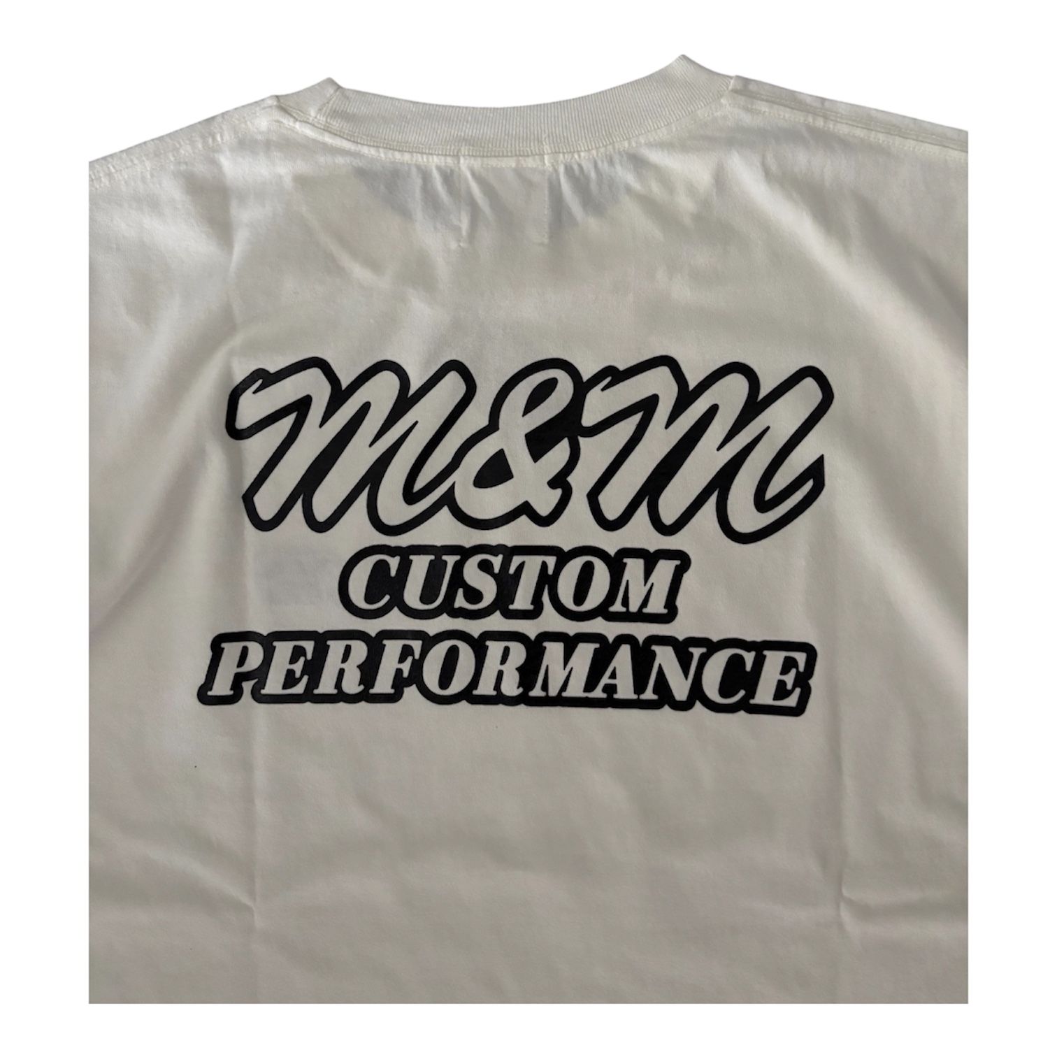 FADE WASH L/S TEE / F.WHITE / プリントロングスリーブティー