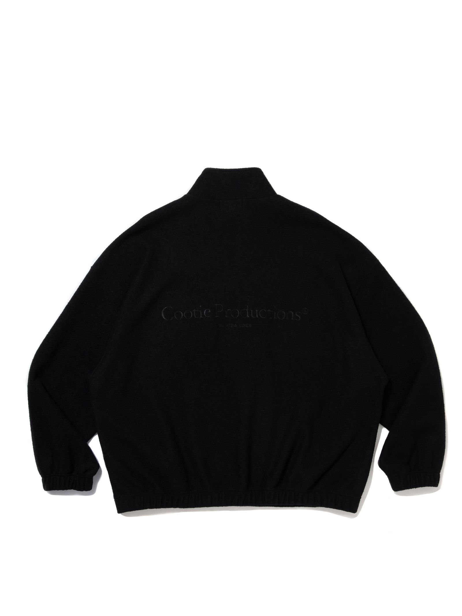 W/N Fleece Half Zip Top / BLACK /  ウールフリースハーフジップ