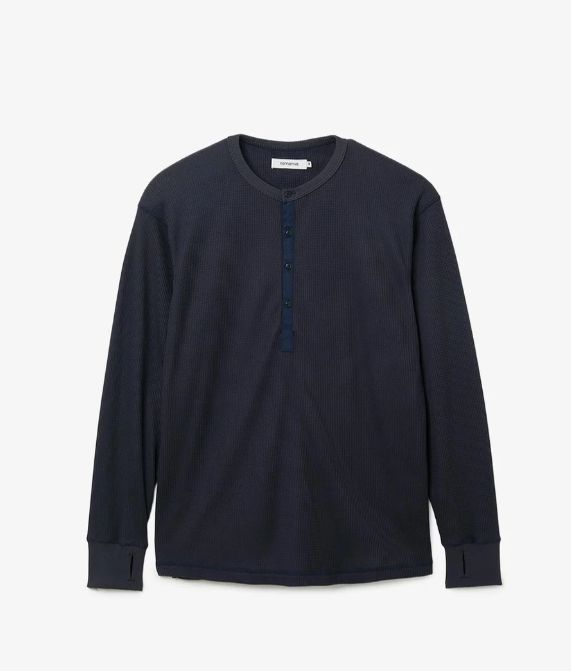 DWELLER L/S HENRY NECK TEE POLARTEC® THERMAL PRO® / NAVY