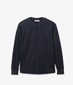 DWELLER L/S HENRY NECK TEE POLARTEC® THERMAL PRO® / NAVY
