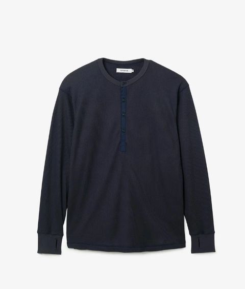 DWELLER L/S HENRY NECK TEE POLARTEC® THERMAL PRO® / NAVY