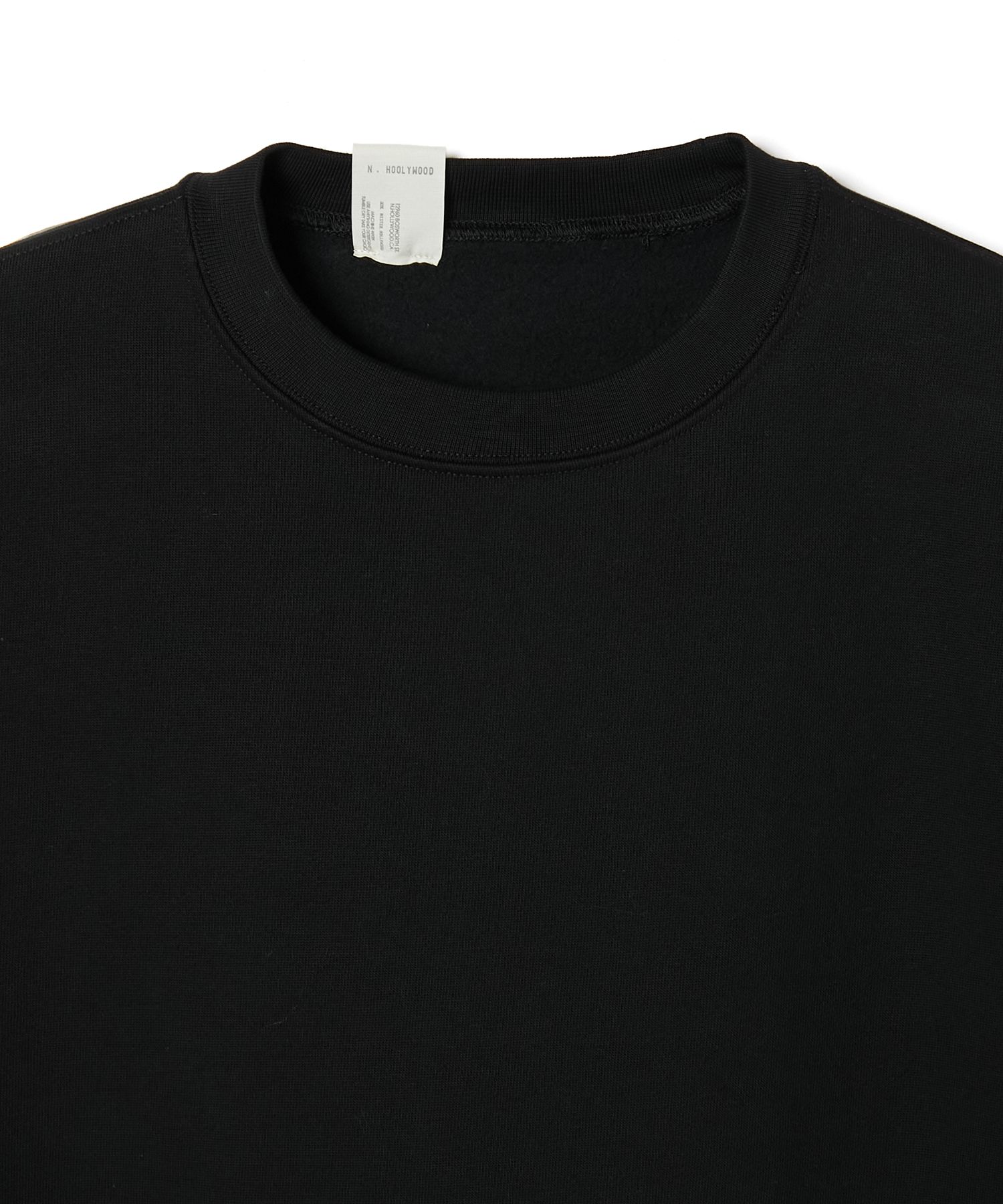 9252-CS81 / CREWNECK SWEATSHIRT / BLACK / ミリタリースウェット
