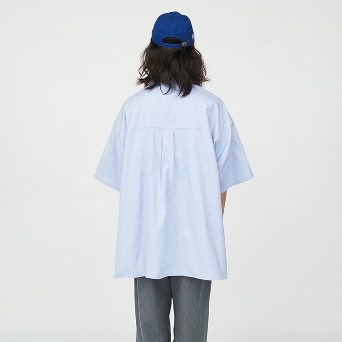 DRY OXFORD CORPORATE S/S B.D SHIRT / BLUE