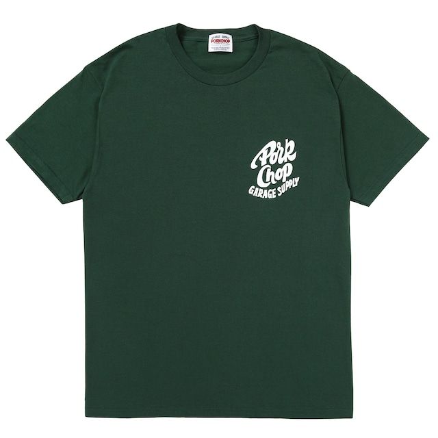PORKY TEE / FOREST GREEN / プリント ティーシャツ