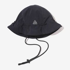 Refresh!Service. / DRAWSTRING POUCH HAT / BLACK
