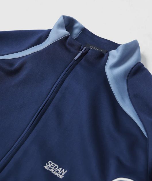 OG LOGO TRACK JACKET / Navy x Grey