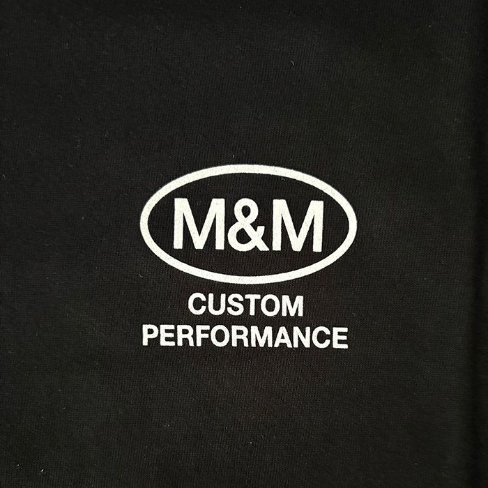 Ellipse Frame L/S Tee / BLACK / プリントロングスリーブティー