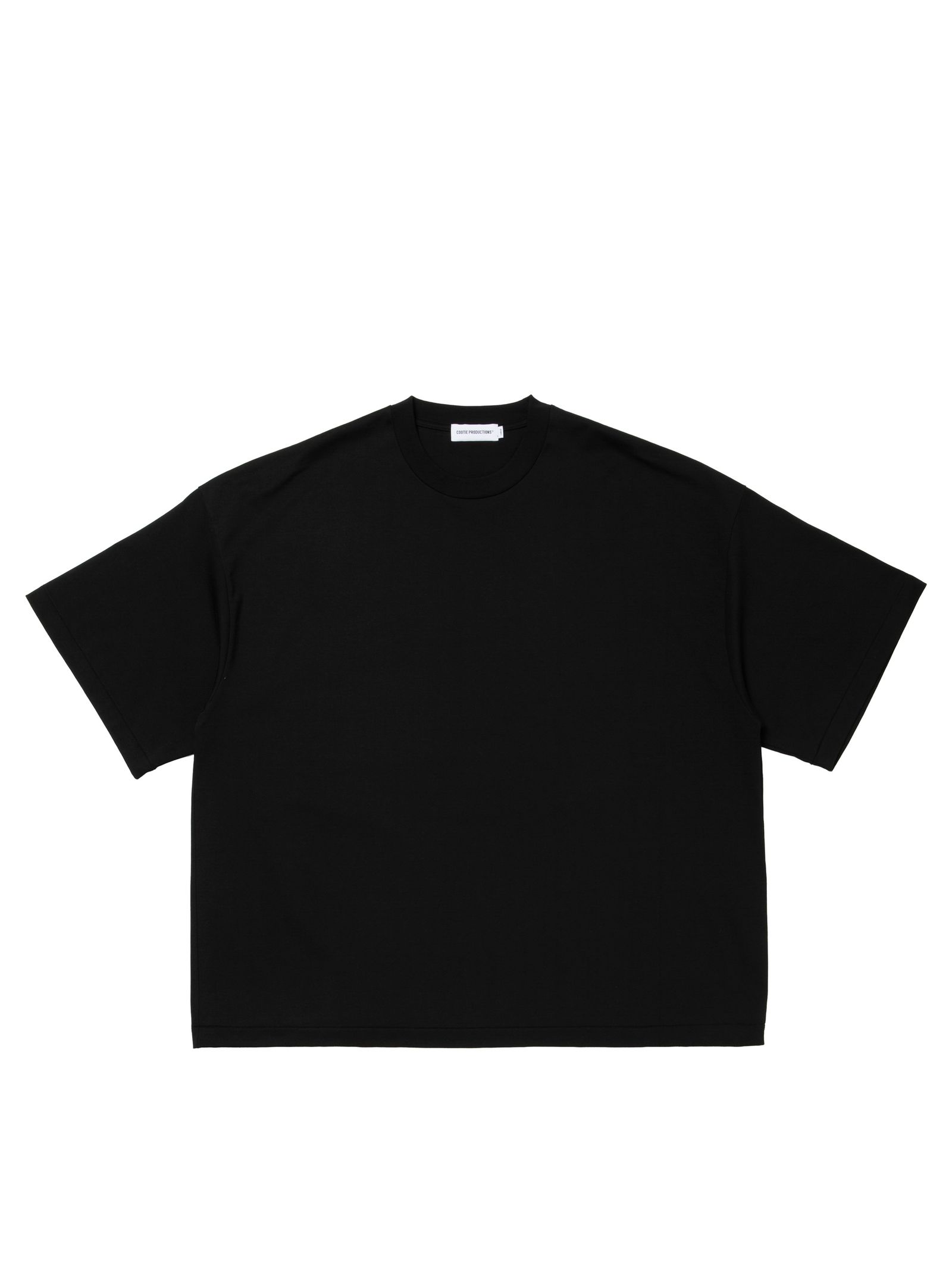 Spanish Pima Boxy S/S Tee / BLACK /  ワイドボックスティーシャツ