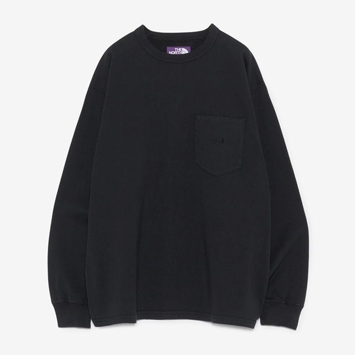 Tシャツ・カットソー No.0828 mix stripe half T (3color) Striped Long Sleeve T-Shirt - Periwinkle – Feature