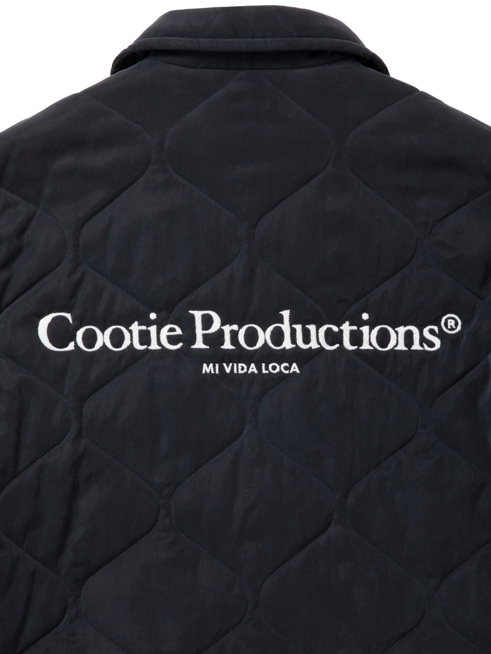 Cu/Ny Satin Vietnam Liner Jacket / BLACK /  ベトナムジャケット