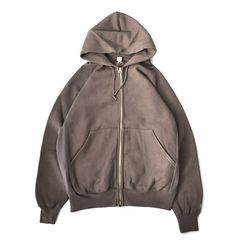 Zip Hoodie Sweat / Slate Gray