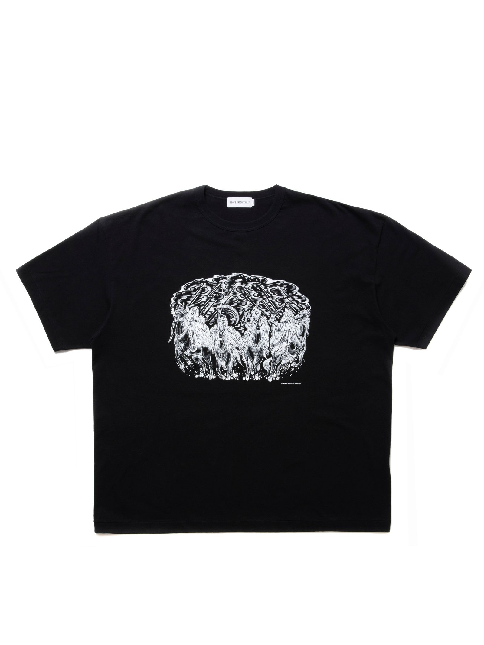 Print S/S Tee (Magical Design®) / BLACK /  コラボレーションティーシャツ