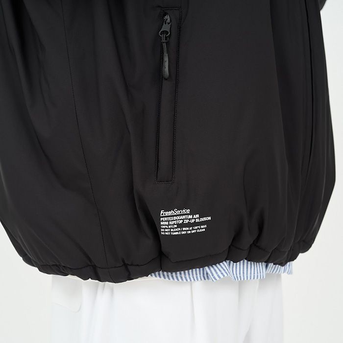 PERTEXⓇ QUANTUM AIR MINI RIPSTOP ZIP-UP BLOUSON / BLACK