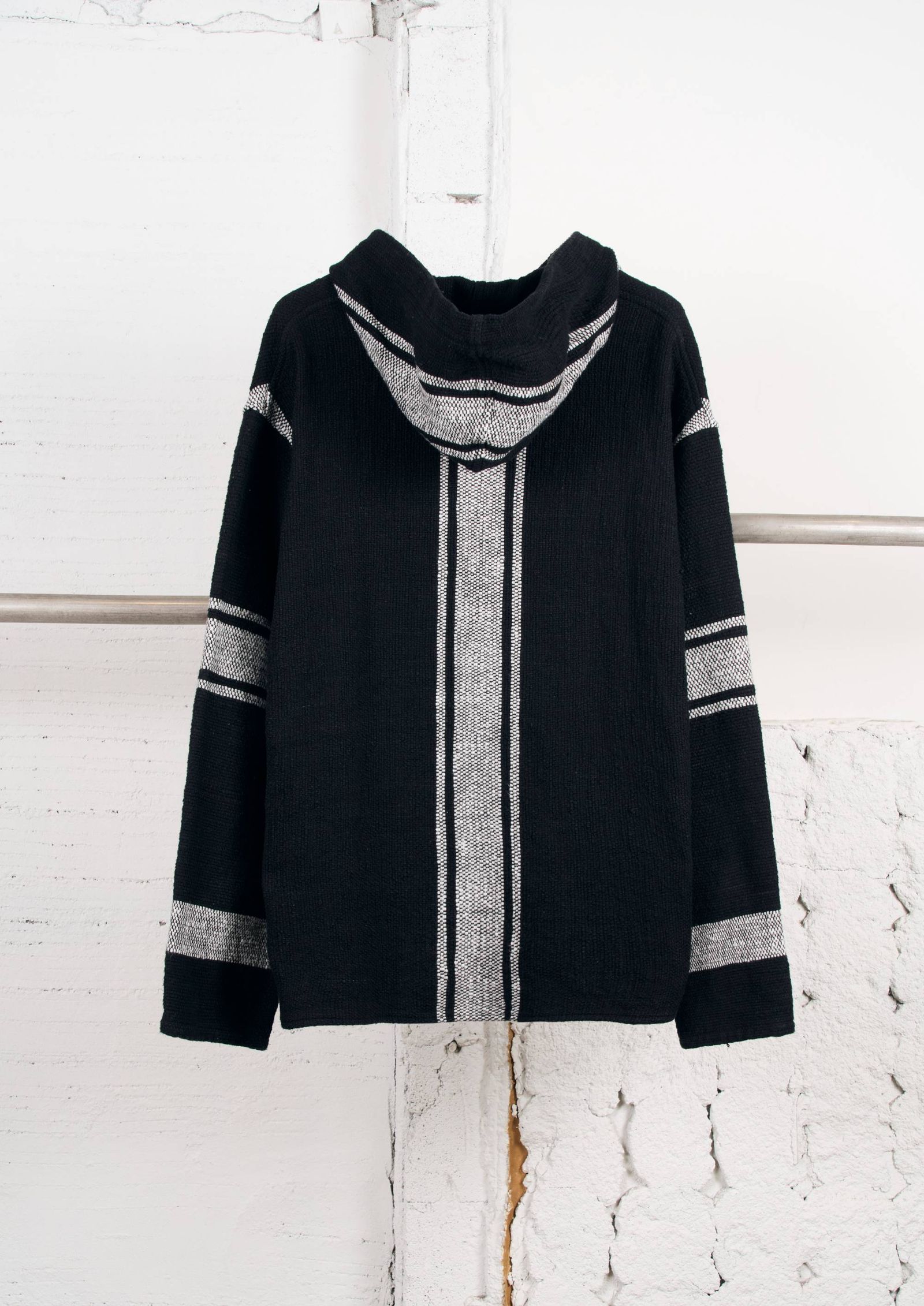 Y's for men × MASSES_LUG PO SHIRT / BLACK / プルオーバーフーデッド
