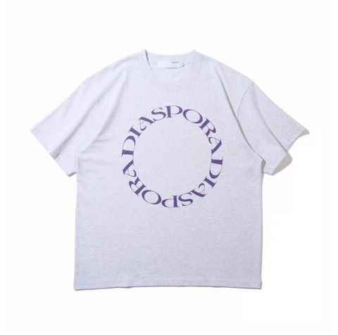 Round Logo Tee / Steam /  シルクスクリーンプリントティー