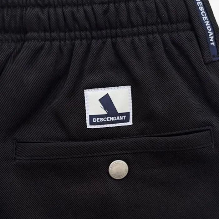 SHORE TWILL BEACH TROUSERS / BLACK